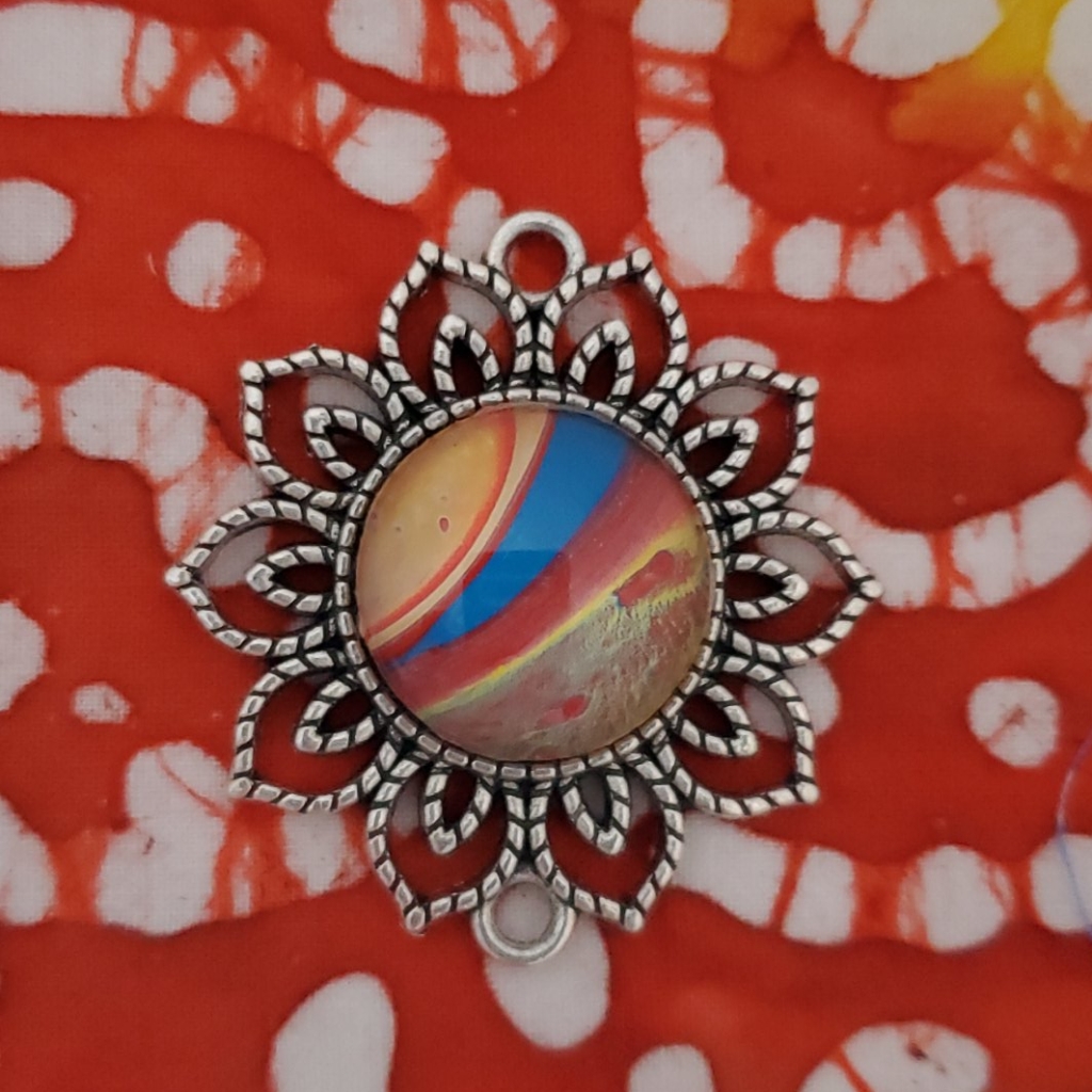 Handmade Flower Pendant Necklace 16$